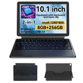2-in-1 10.1 Inch Tablet Laptop Intel 6500Y 8GB+256GB SSD 1280*800 350Nits Windows 11 Type-C USB3.0 micro HDMI Wifi5 BNCF W1001