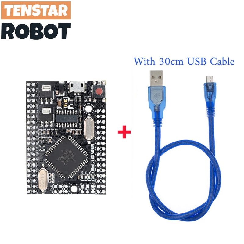 MEGA2560 MEGA 2560 R3 (ATmega2560-16AU CH340G) AVR Type-C USB Development Board for Arduino