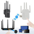 300Mbps 4 - Antenna 2.4G WiFi Signal Booster Long Range Wireless Repeater With Ethernet Port For Home Use | SAMAG