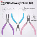 Jewelry Pliers Tool Set Making For DIY Bracelet Jewelery Supplies Handmade Repair - Visuel 4 | SAMAG