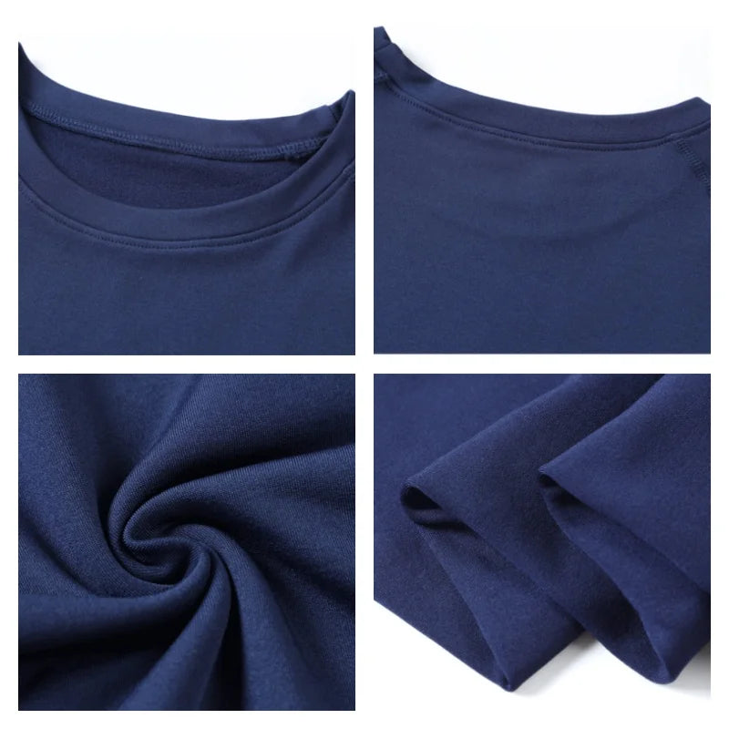 Men's Winter Thermal Underwear Fleece Compression Pants Stay Warm and Comfortable During Sports and Running Activities