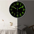 Hole-Free Luminous Wall Clock, 8 Inch Silent Quartz Clock, Modern Decor for Home & Living Room