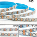 SK6812 RGBW Led Strip Light 4 in 1 Similar WS2812B 1m 5m 30 60 144 LEDs Individual Addressable RGBWW Led Lights IP30 65 67 5V12V