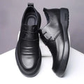Dress Shoes Man Cowhide Casual Business Social Shoe for Men Black Cheap Liquidation Clearance Official Elegant and Classic Suit