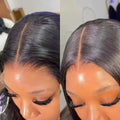 8-14inch 13x4 Bob Wig Human Hair 220% Density Straight HD Lace Front Wigs Human Hair Pre Plucked Invisible Knots Straight Lace Front Bob Wigs for Women