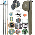 Maxcatch V-Feather Fly Rod Reel Kit Lightweight 2/3WT Fly Fishing Combo Outfit for Small Stream Creek Trout Beginner