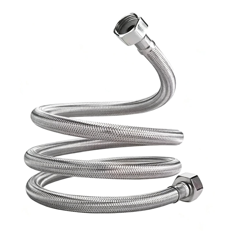20/40/60/100/150/200cm G1/2 Inch Plumbing Explosion-Proof Flexible Braided Hose Faucet Water Pipe For Kitchen Bathroom Plumbing