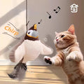 New Cat Interactive Ball Toy Automatic Rolling Ball Faux Tail Rechargeable Smart Pet Electric Toy Dog Cat Training Imitate Mouse