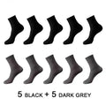 10Pairs/Lot Men's Bamboo Socks Comfortable Breathable | SAMAG