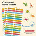 4.6CM Long Custom Name Sticker, Personalized Cartoon Fresh Cute Waterproof Modern School Supply Label, Customized Name Stickers