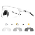 Kapvoe Red Photochromic Cycling Sunglasses for Men Blue | SAMAG