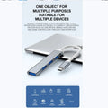 4 Port USB C Hub 3.0 Adapter OTG High Speed Splitter For MacBook Pro Air PC  Computer Accessories