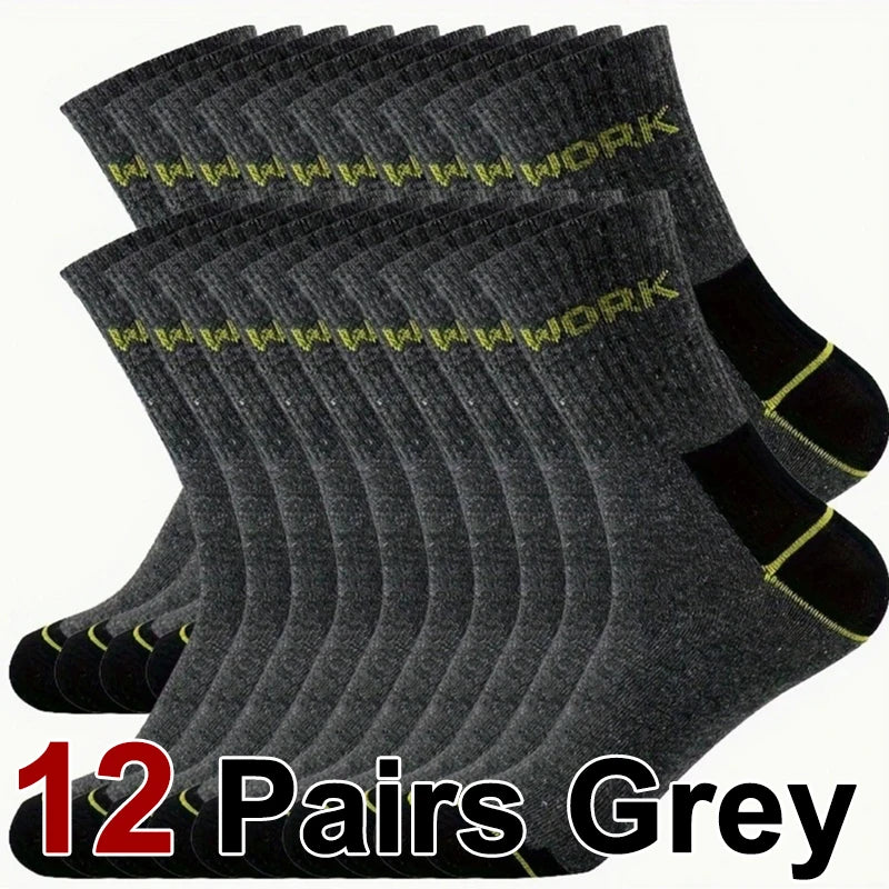 Pairs High-Quality Men Business Odor Proof Mid Tube Socks | SAMAG
