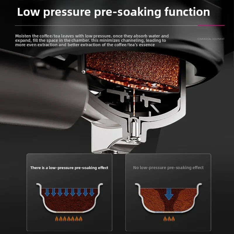High-end commercial semi-automatic built-in tea and coffee machine; bar-counter tea extraction equipment.