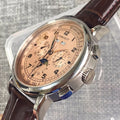 Automatic Watch for Men Multification Date Day Month Year 316L Mechanical Men's Watch Polished Case Day/Night Indicator 42mm