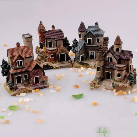 House Miniature Figurine Fairy Garden Micro Landscape Home Decoration