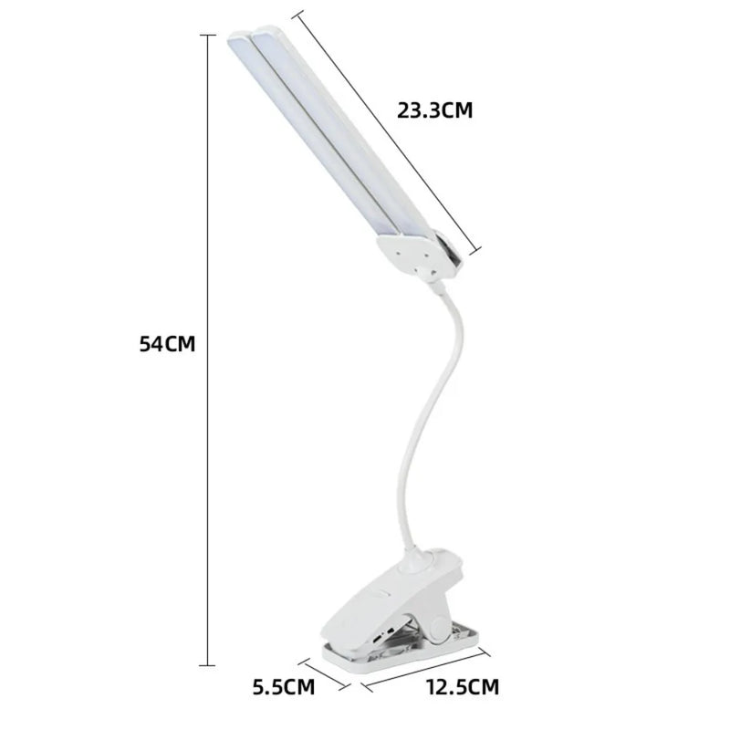USB Rechargeable Clip - On LED Desk Lamp - Eye - Caring - View 6 | SAMAG