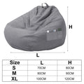 1/2Pcs Lazy Sofa Cover Soft Comfortable Sofa Chair Decorative Breathable Chair Sofa Cover with 3 Side Pocket for Furniture Decor