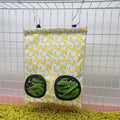Hay Bag Hanging Pouch Feeder Holder Feeding Dispenser Container for Rabbit Guinea Pig Small Animals Pet Bunny Cage Accessories