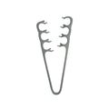Dual Texture Styling Comb Volumizing Wide-Tooth Curling Tools Hair Roots Fluffy Clip Men and Women Care Styling Accessories