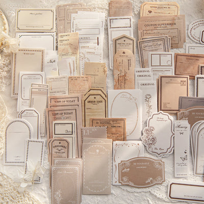 Yoofun /box Vintage Label Stickers Retro Diary | SAMAG