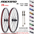 ROCKBAO Mountain Bike Wheelset 24/26/27.5/29inches Disc Brake 4Bearings 7-12speed Quick Release 29er MTB Bicycle Wheel