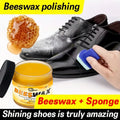 Shoe Care Kit - Suitable for Artificial Leather Surface Polishing and Maintenance, Premium Care Beeswax for Various Colors