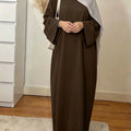 Muslim Abaya Dress for Women Solid Color Loose Long | SAMAG