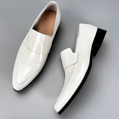 Men's Summer Genuine Leather Breathable Formal Business | SAMAG