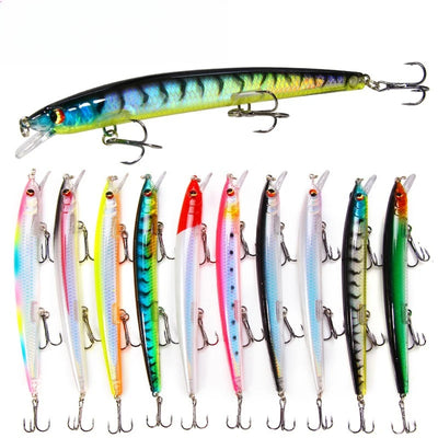 Big Laser Minnow Fishing Lures 13.5cm15g Hard Bait Crank | SAMAG