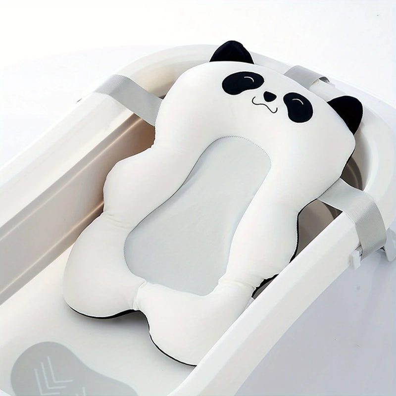 1PC Cute Cartoon Panda Baby Bath Mat, Bath Anti-slip Mat, Portable Mat, Baby Bathroom Support Mat，Bathtub Not Included