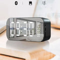 Large LED Screen LED Mirror Screen Alarm Clock Portable Dual Alarm Digital Clock Smart Digital Display FM Radio Clock Student