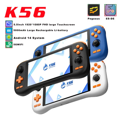 NEW Handheld Game Console K56 5.5'' Touch Screen 50 | SAMAG