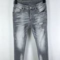 6060 Four Seasons New Men's Washed Ripped Patch Old | SAMAG