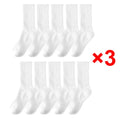10/20/30Pairs Pure Cotton Men's High Socks Classic Black | SAMAG