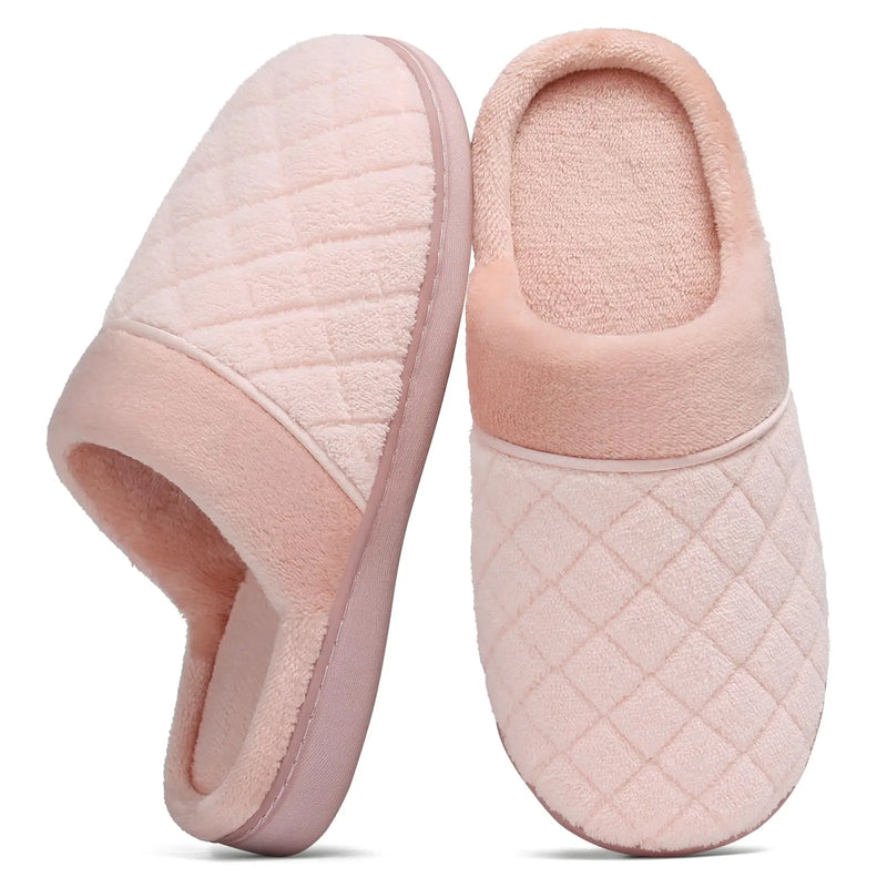 Comwarm Lightweight House Slippers For Women Men Anti-slip Soft Sole Home Slides Comfy Slides Memory Foam Unisex Bedroom Shoes