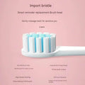 Electric Ultrasonic Toothbrush with Six Speed Modes Soft Bristles USB Charging Waterproof Adult Tooth Cleaner for Home