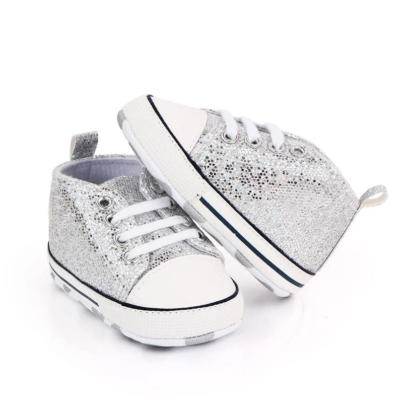 Print Canvas Baby Sports Sneakers For Newborn Baby Boys Girls First Walkers Shoes Infant Toddler Soft Sole Baby Shoes