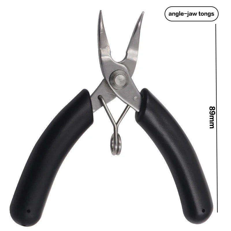 Jewelry Crimping Pliers For Making Tips Tool Tweezers Crimp Nose Pliers Jump Rings & Split Rings Double Rings Diy Accessories