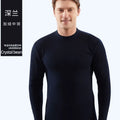 Men's Thermal Underwear Set Thickened Long John Cotton Tops Trousers High Collar Thick Winter Conjunto Termico Masculino Inverno