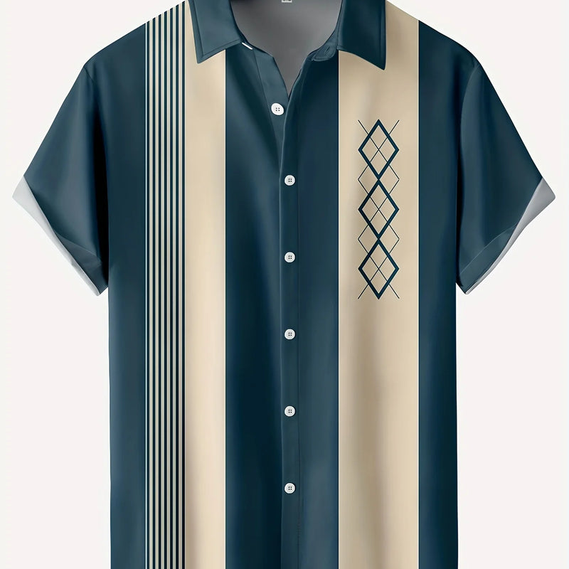 New Hawaii Men's Vintage Shirts Casual Breathable Short | SAMAG