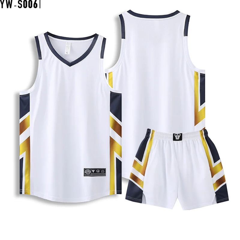 Basketball Jersey Adult Customize Quick-drying Training Uniform Shirt Sportswear Tracksuit Sport Suit Clothes Men Team Outfit