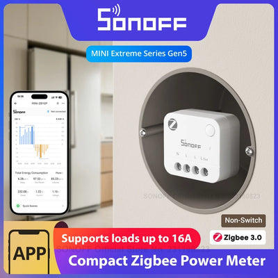 SONOFF MINI-ZB1GP MINI PM Zigbee Power Energy Meter | SAMAG