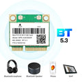 WiFi 6E 5374Mbps Mini PCI - E Card AX210 BT 5.3 Tri Band 2.4G/5G/6Ghz 802.11AX Wireless Network For - Visuel 2 | SAMAG