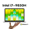 2026 New Intel Core i7-9850H/Atom A3950 Portable Laptop Windows 11 Pro 12GB RAM 1TB 2TB M.2 SSD 14.1 inch Office Study Computer