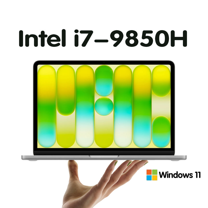 2026 New Intel Core i7-9850H/Atom A3950 Portable Laptop Windows 11 Pro 12GB RAM 1TB 2TB M.2 SSD 14.1 inch Office Study Computer