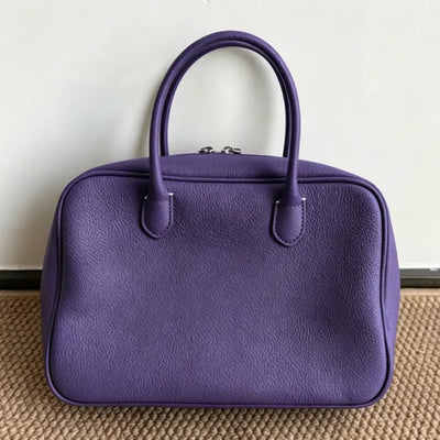 Minimalist Lychee Pattern PU Leather Handbag Women Luxury | SAMAG