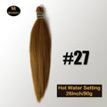 Kanekalon 26inch Hot Water Set Pre Stretched Jumbo Braiding Hair Box Twist Braids Synthetic Hair Extensions For Women Soft Yaki