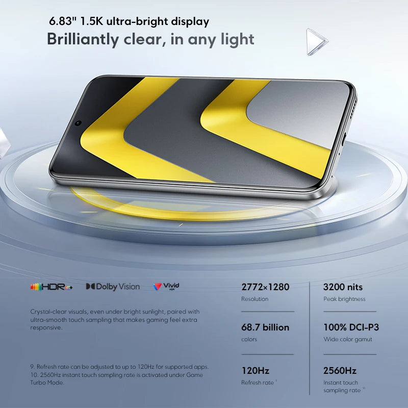 Mobile Phones POCO M8 Pro 5G Global Version Snapdragon 7s Gen 4 6.83' 1.5K 120Hz Display 6500mAh Battery 100W NFC