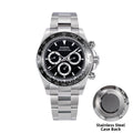 Sugess Panda Diver Chronograph Mens Watch Automatic Peacock SL-4801 Movement Luxury Waterproof Mechanical Wristwatches 2024 New